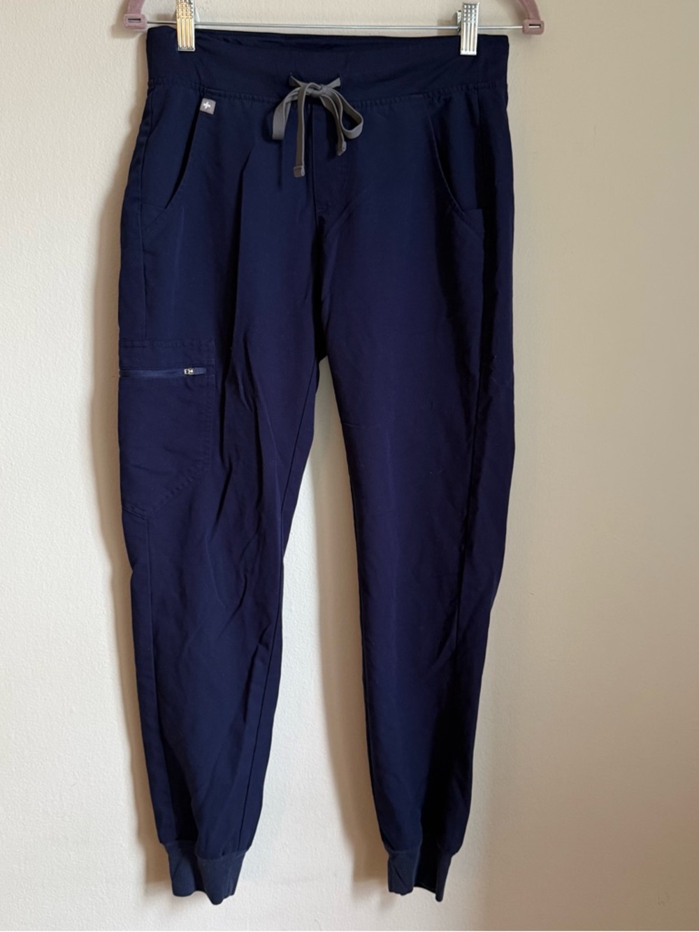 FIGS Technical Collection Zamora Joggers Womens Scrub Pants XS Navy Blue